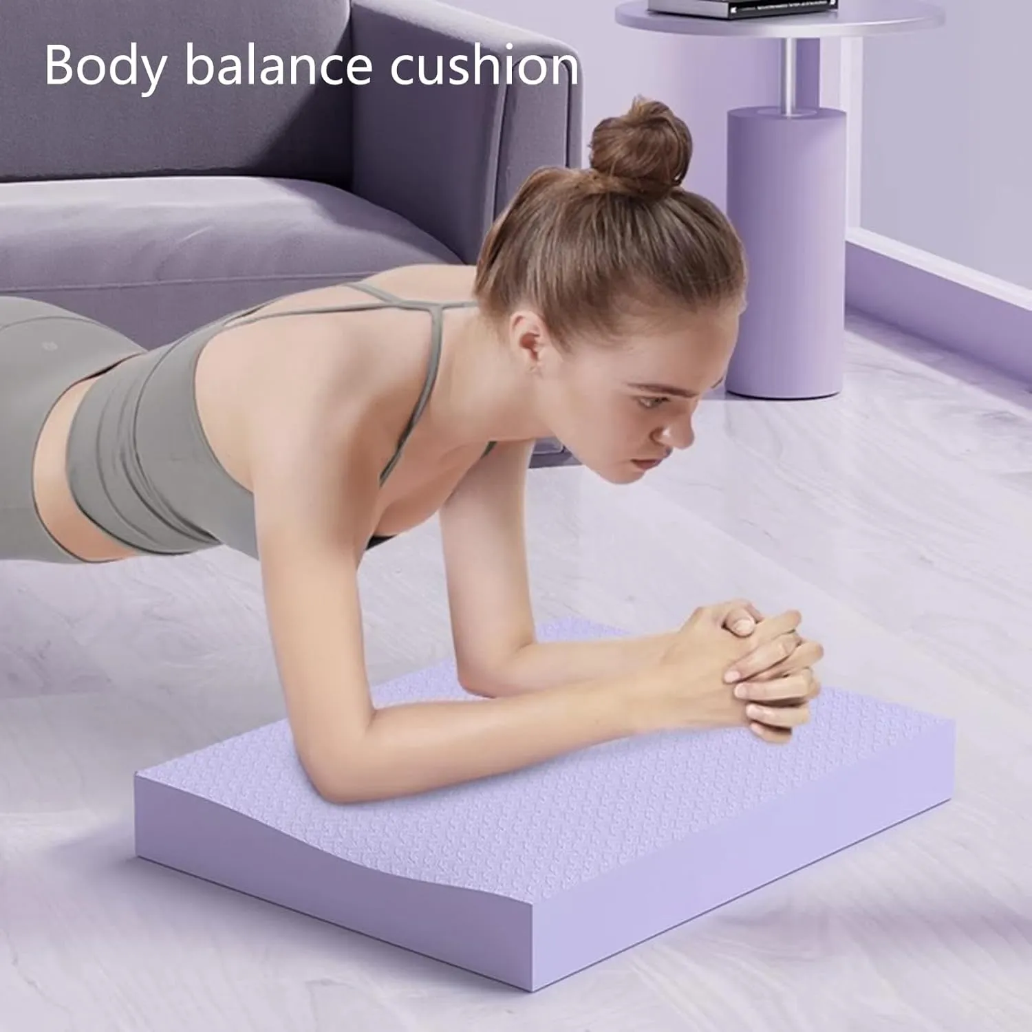 Exercise Balances Pad NonSlip Cushioned Foam Mat Kneeling Pad Balancing Training Mat For Fitness And Stability Training