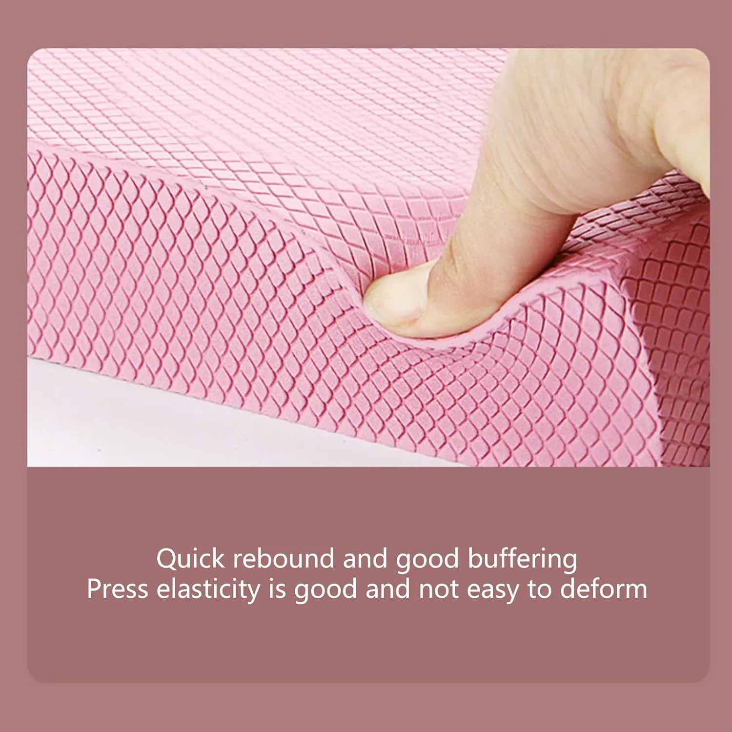 Exercise Balances Pad NonSlip Cushioned Foam Mat Kneeling Pad Balancing Training Mat For Fitness And Stability Training