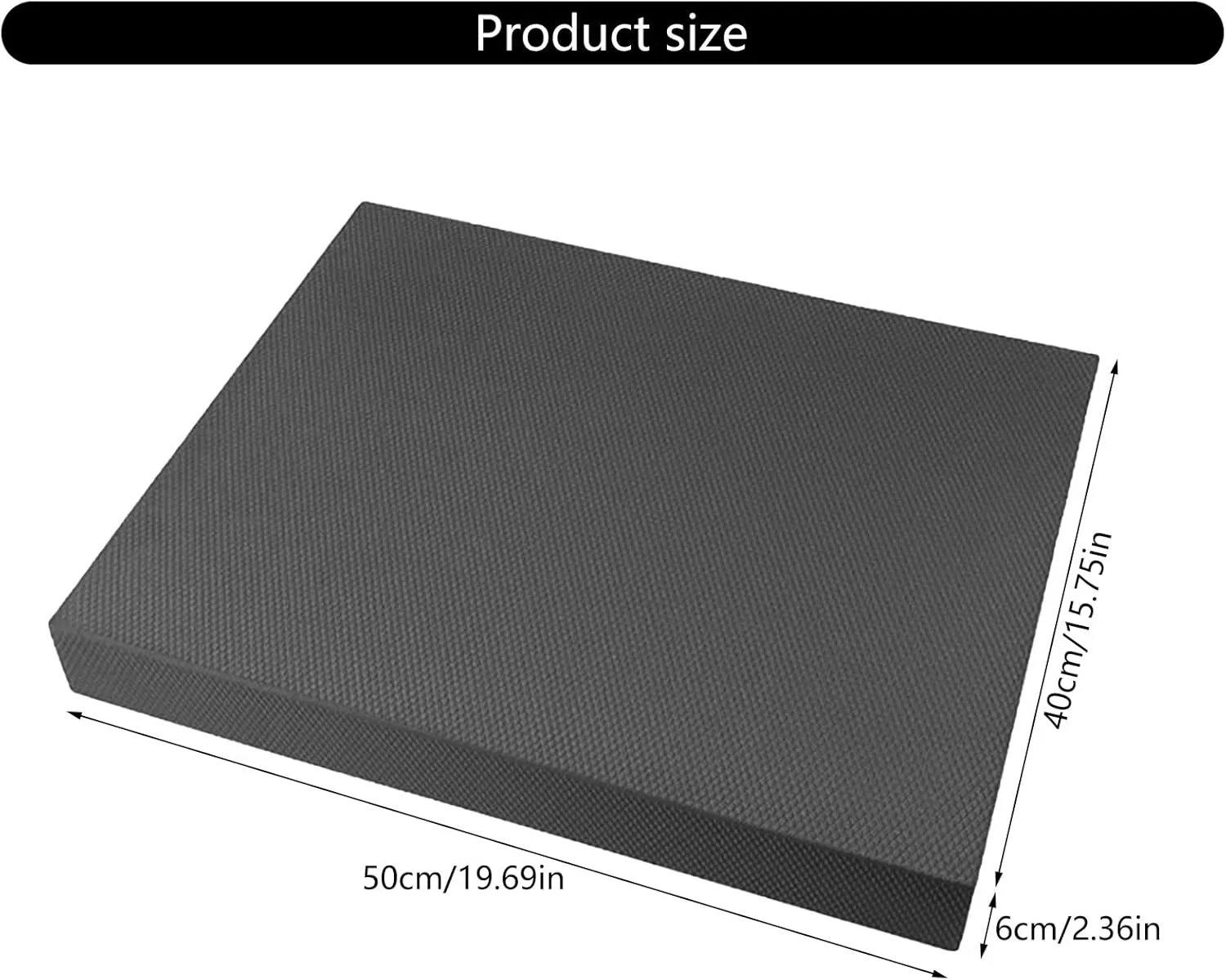 Exercise Balances Pad NonSlip Cushioned Foam Mat Kneeling Pad Balancing Training Mat For Fitness And Stability Training
