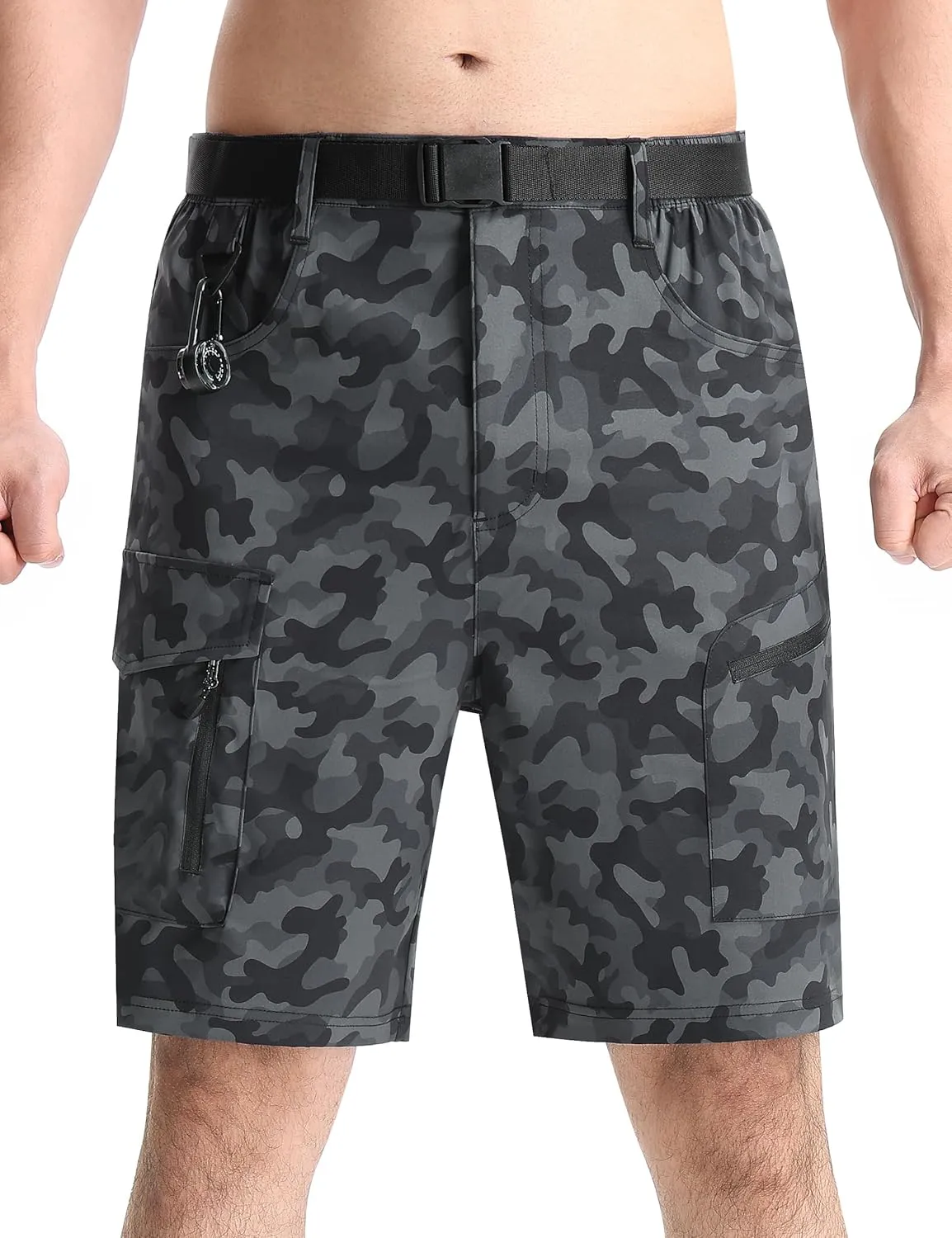 EZRUN Men's Hiking Cargo Shorts Quick Dry Golf Outdoor Work Tactical Shorts with Multi Pocket for Fishing Travel