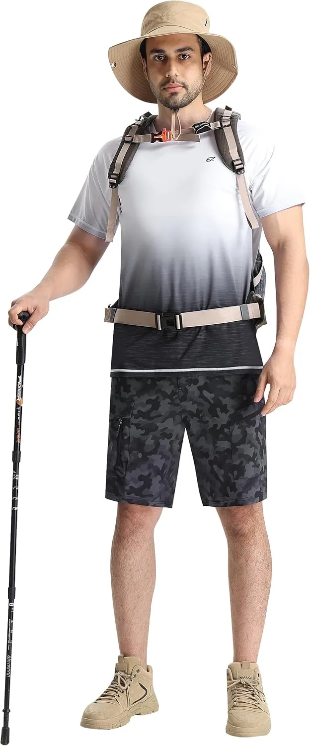 EZRUN Men's Hiking Cargo Shorts Quick Dry Golf Outdoor Work Tactical Shorts with Multi Pocket for Fishing Travel