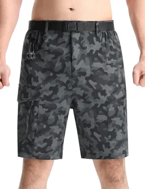 EZRUN Men's Hiking Cargo Shorts Quick Dry Golf Outdoor Work Tactical Shorts with Multi Pocket for Fishing Travel