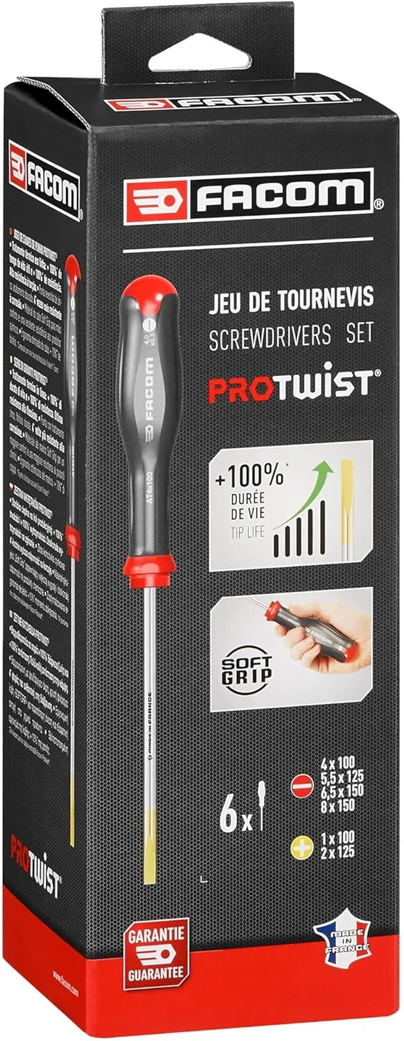 FACOM ATP.J6PB Set of 6 Screwdrivers
