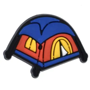 Family Tent Camping Shoe Charm