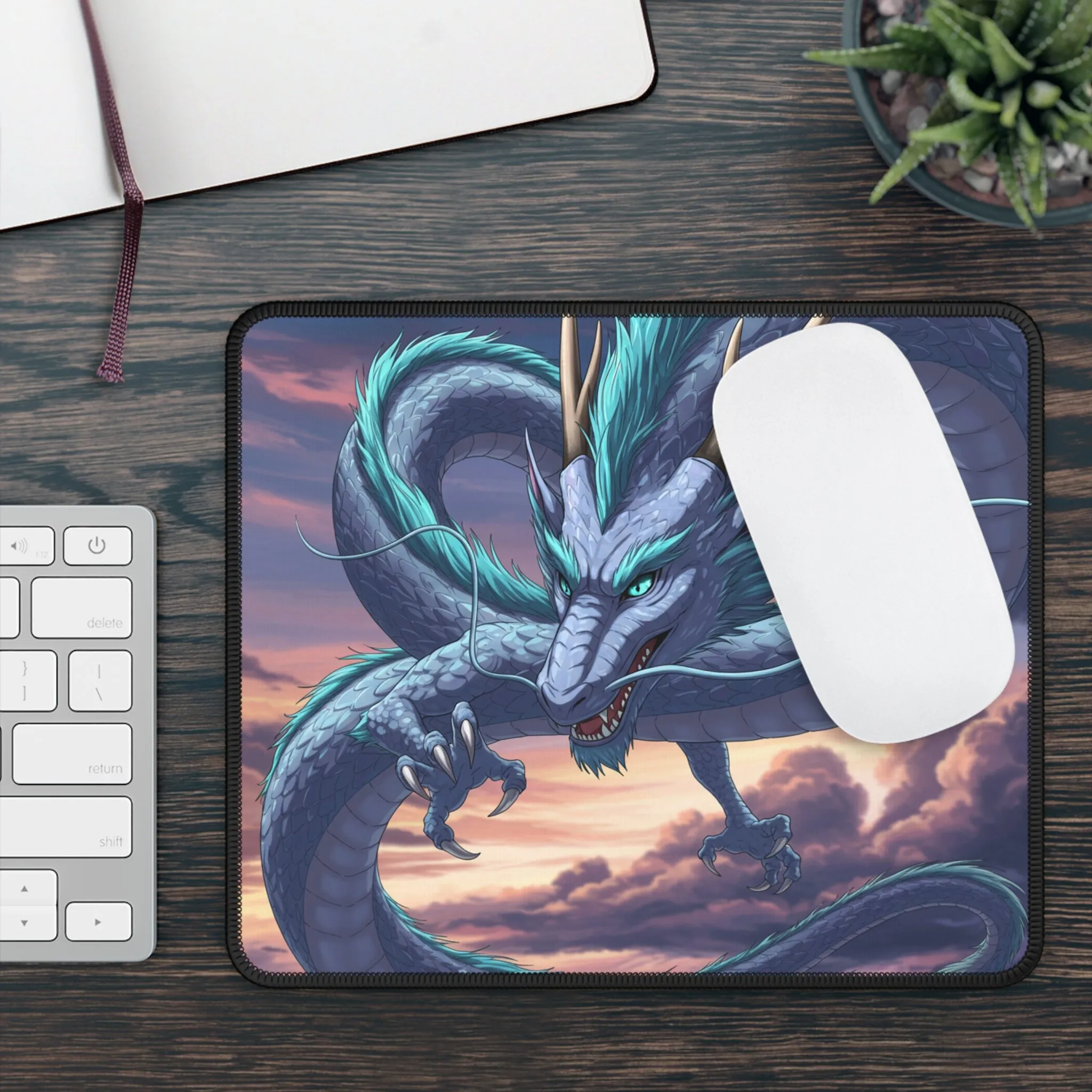 Fantasy Dragon Gaming Mouse Pad - Epic Gamer Decor