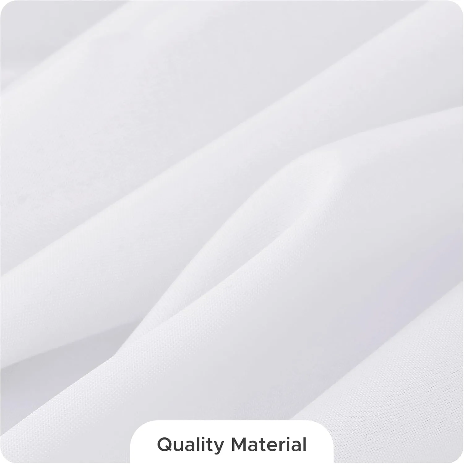 Fitable 8 Pack Round Tablecloths: Stain Resistant Wrinkle Free Circle Table Clothes, Washable Reusable Polyester Table Covers for Wedding Party Birthday Banquet Reception(White, 120 Inch)