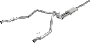 Flowmaster 717894 FlowFX Cat-Back Exhaust Kit 3 Inch to 2.5 Inch 409 Stainless Steel Compatible with 2019-2024 New Body Chevy Silverado GMC Sierra 1500 Crew Cab/Double Cab 5.3L Dual Exhaust