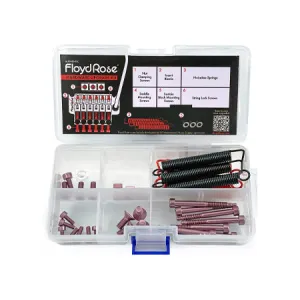 Floyd Rose Stainless Steel Hardware Upgrade Kit - Pink