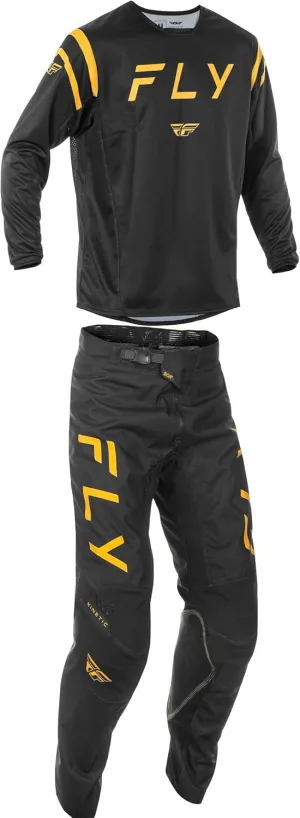 Fly Racing Kinetic Center Men's Moto Gear Set - Pant and Jersey Combo