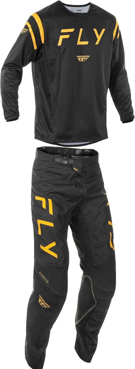 Fly Racing Kinetic Center Men's Moto Gear Set - Pant and Jersey Combo