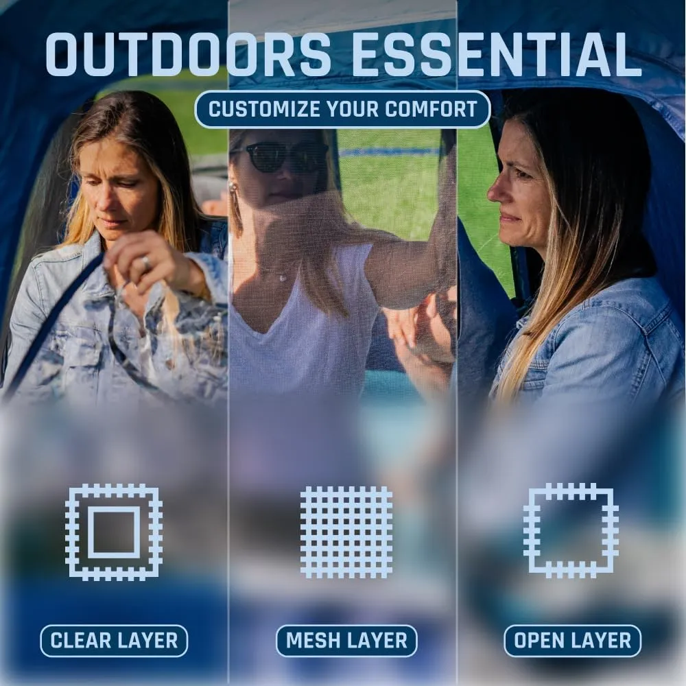 FOFANA MultiPod - Pop-Up All-Weather Sports Tent - Multipurpose Pod 270 View Multi-Person - Sports Mom and Dad Essentials