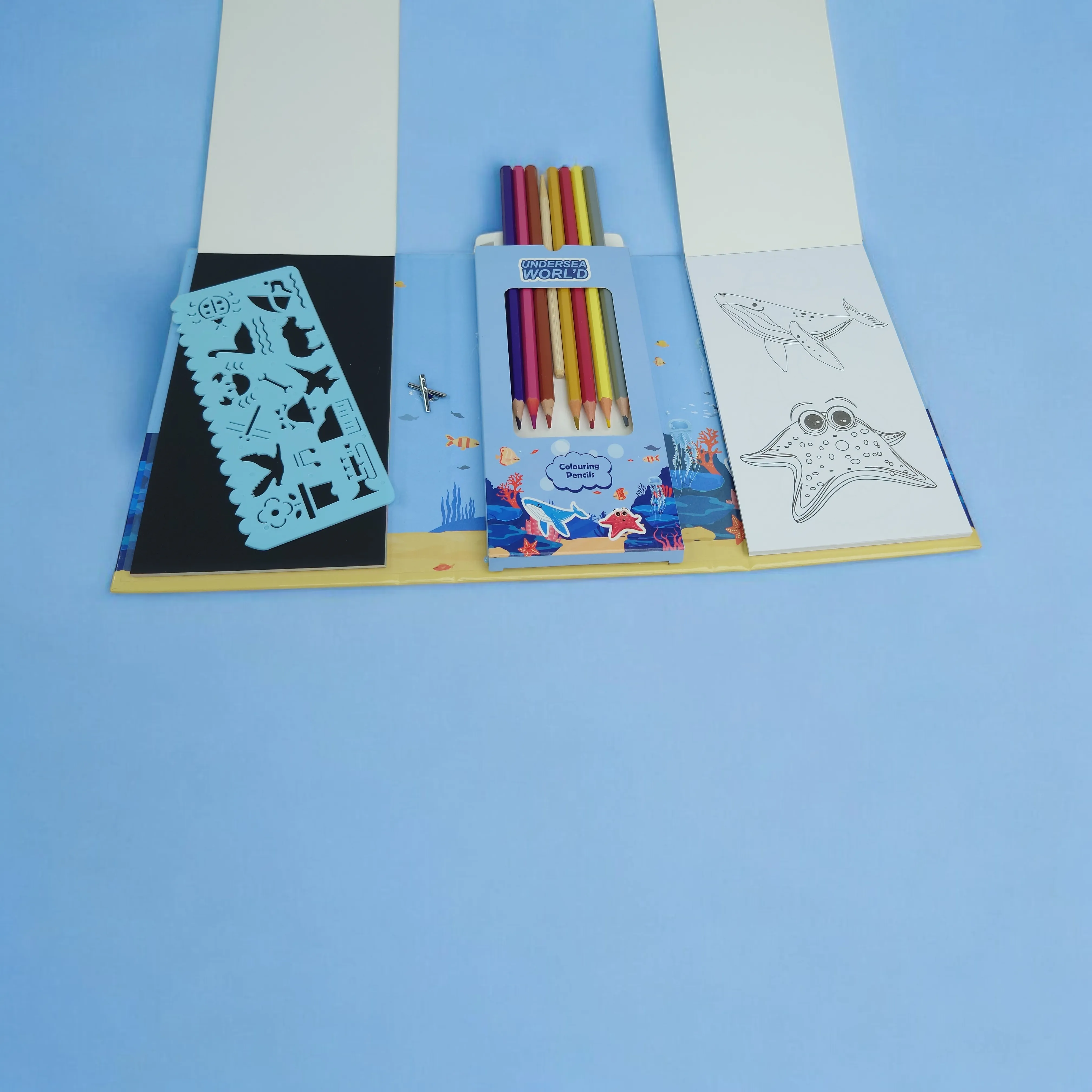 foldable colouring book