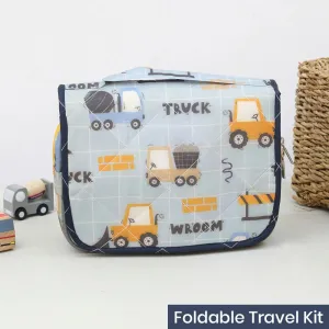 Foldable Travel Kit - Blue Truck