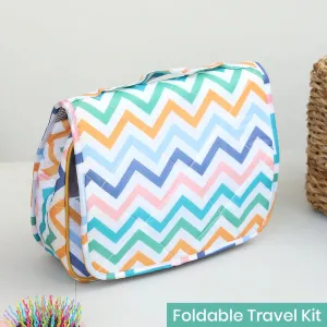Foldable Travel Kit - Zigzag