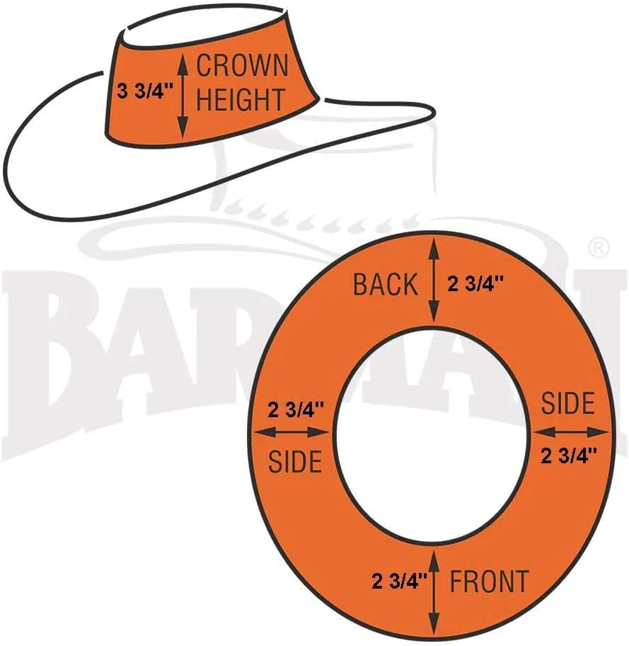 Foldaway Bronco Leather Hat - Item 1060