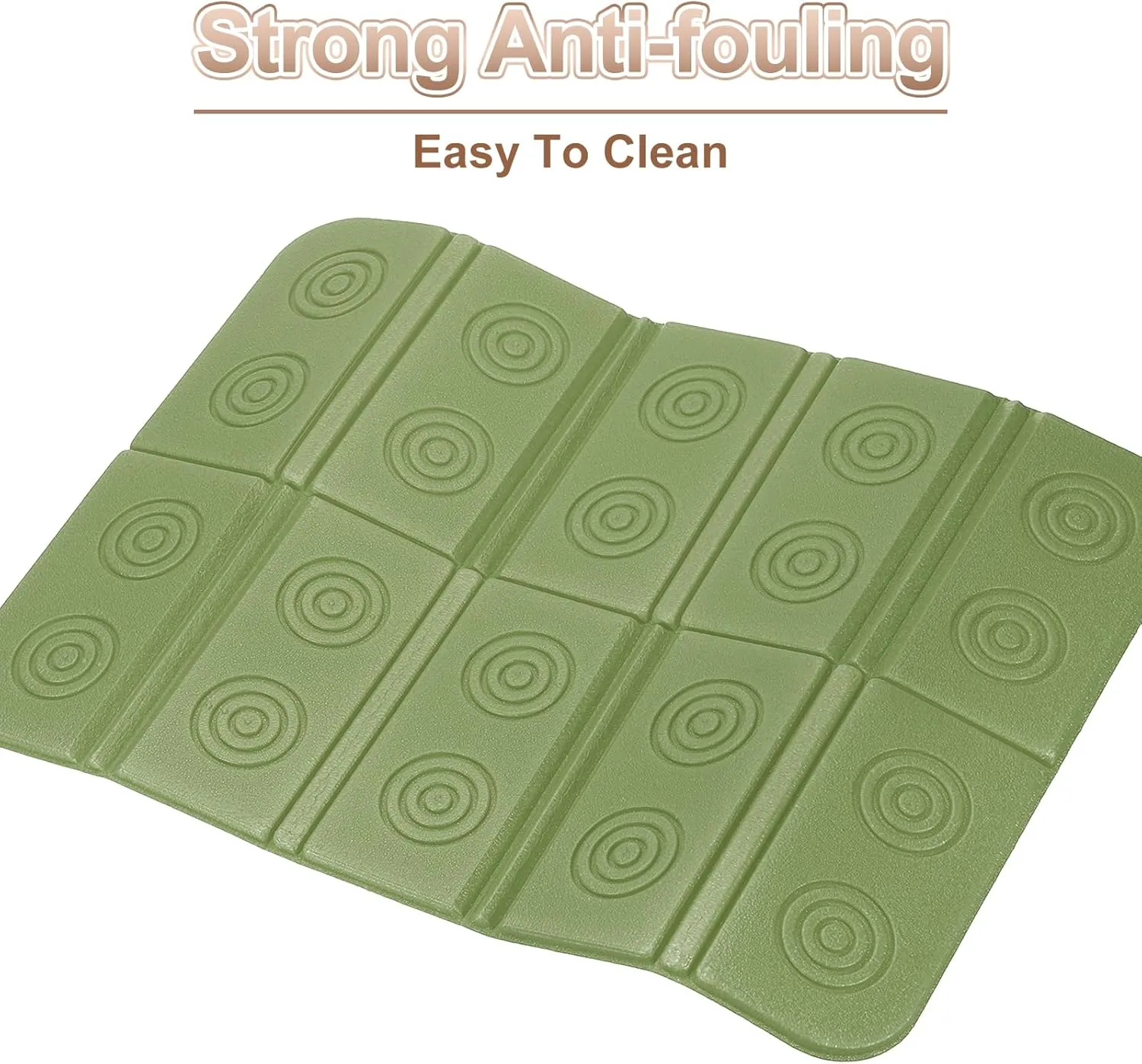 Folding Foam Mat, Mini Portable Lightweight Mini Waterproof Folding Mat Fit for Backpacking Hiking Camping Kneeling Outdoor Activities Recreation