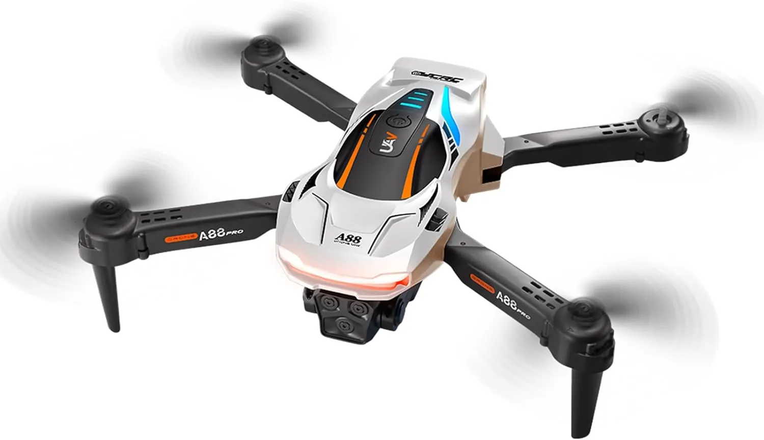 FPV Drone with 1080P Camera, 30min Flight Time, Gestures Selfie, Altitude Hold, One Key Start, 3D Flips, 3 Batteries & Carrying Case
