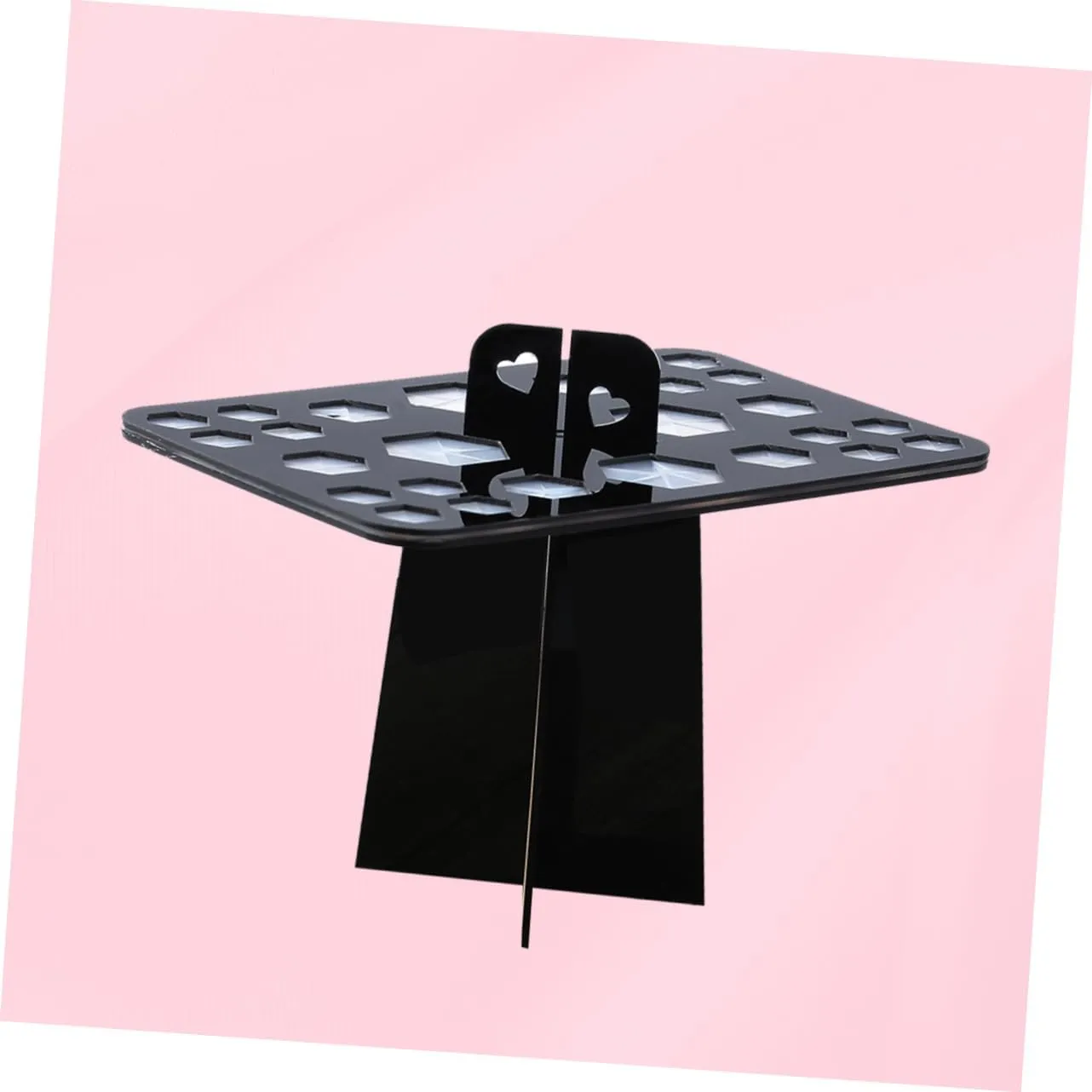 FRCOLOR Makeup Brush Air Drying Rack Acrylic 20x13x12cm Brush Holder Organizing Tree Foldable