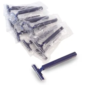 Freshscent (144 Pack) Twin Blade Razors with Clear Safety Cap, Disposable, Bulk Packed, Sold by the Case, unisex