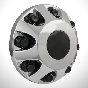 Front Chrome Center Caps fit for Chevy Silverado 3500 HD 2011-2025