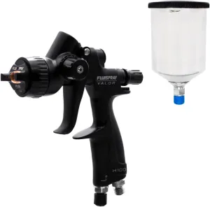Fuji Spray Auto Valor H100, HVLP Spray Gun 600cc Aluminum Cup | Automotive Paint Gun for Clear Coat | Lightweight, Durable, Precision-Controlled | Paint Guns Automotive with Minimal Paint Waste