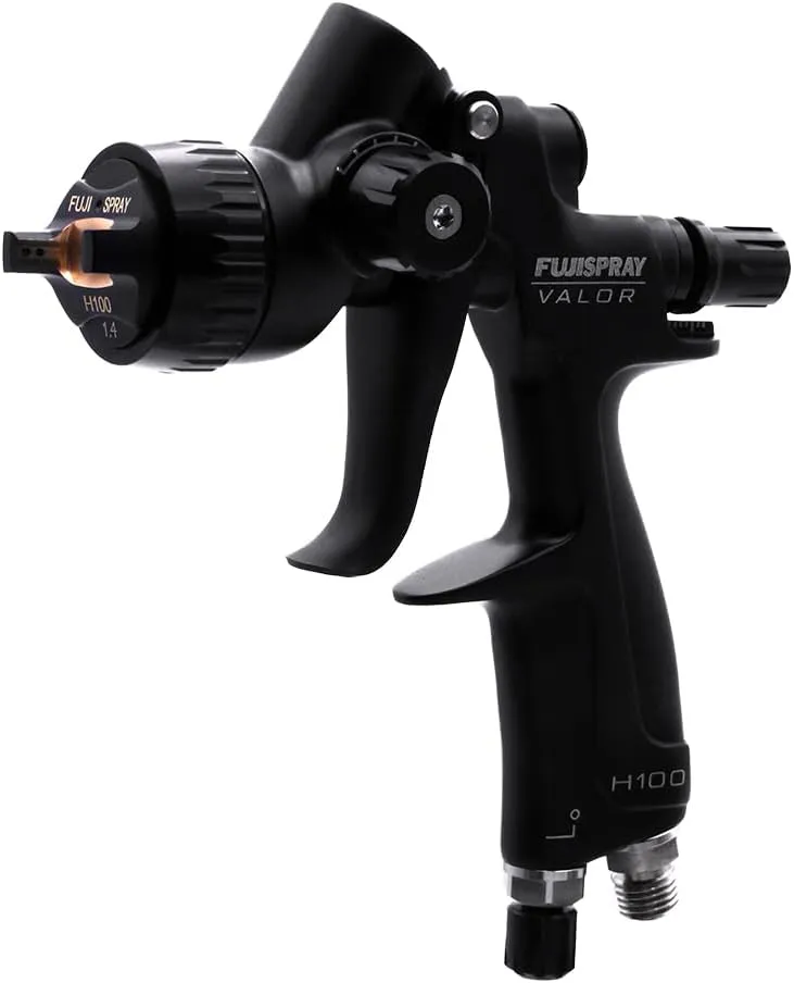 Fuji Spray Auto Valor H100, HVLP Spray Gun 600cc Aluminum Cup | Automotive Paint Gun for Clear Coat | Lightweight, Durable, Precision-Controlled | Paint Guns Automotive with Minimal Paint Waste