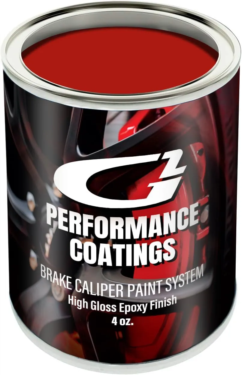G2 High Temperature Brake Caliper Paint System Set RED G2160 - High Gloss