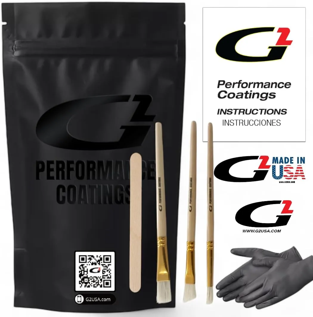 G2 High Temperature Brake Caliper Paint System Set RED G2160 - High Gloss