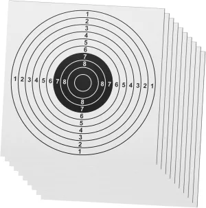 GALPADA Tear-Resistant Archery Targets 100pcs Range Targets Portable Convenient Paper Pack
