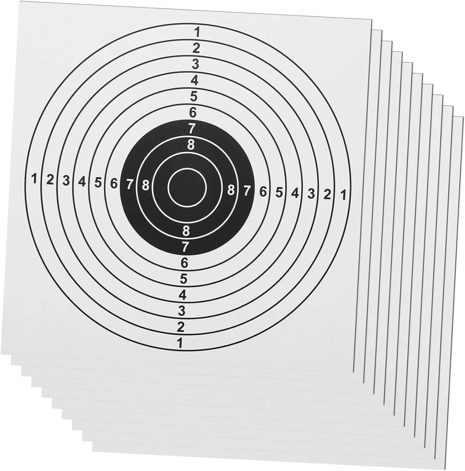 GALPADA Tear-Resistant Archery Targets 100pcs Range Targets Portable Convenient Paper Pack