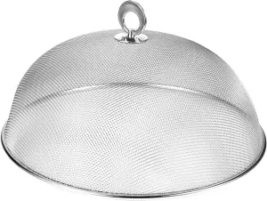 GANAZONO Mesh Tent Stainless Steel Vegetable Cover Picnic Food Tent Round Food Cover Netted Food Covers Picnic Food Covers Outdoor Food Covers Food Dust Cover The Meals Dining Table