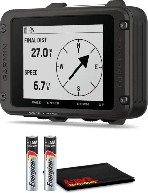 Garmin Foretrex 801 Wrist-Mounted GPS Navigator with Tactical Features, No Strap for Hunters, Hikers & Military Men, Upgraded Multi-Band GNSS and Longer Battery Life