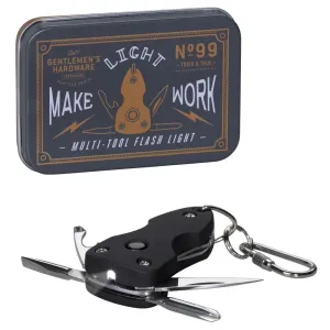 GENTLEMEN'S HARDWARE Pocket Multi Tool with Flash Light
