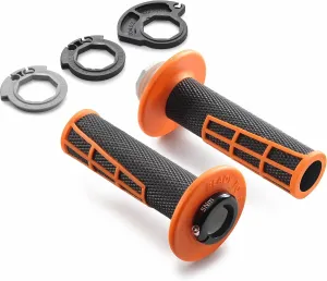 Genuine KTM Lock-On Grip Set, 2016-2023 SX-F, XC-W, EXC-F 79002923000