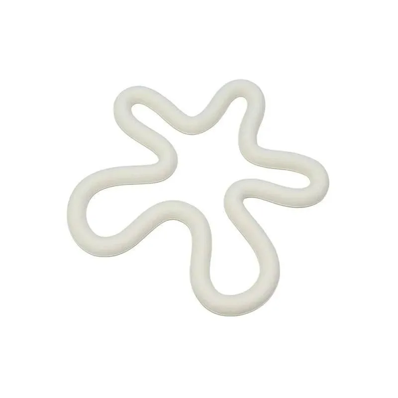Geometric Silicone Table Mats Set  Non-Slip Coasters and Heat-Resistant Pot Holder