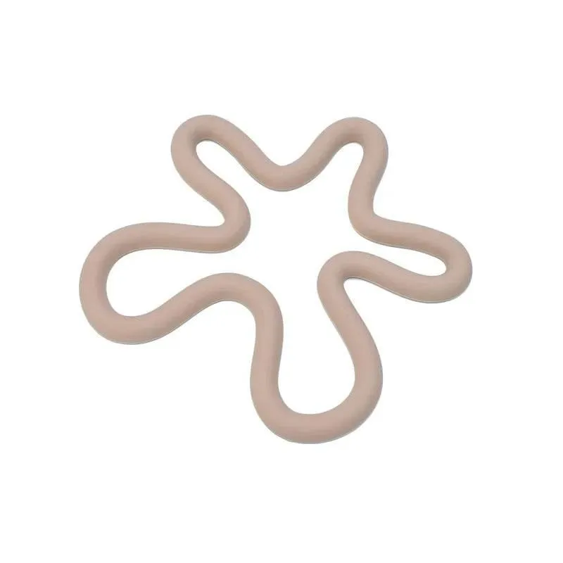 Geometric Silicone Table Mats Set  Non-Slip Coasters and Heat-Resistant Pot Holder