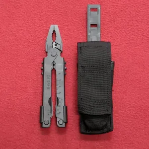 Gerber Multi-Plier 600 Bluntnose Multi-Tool W/ Pouch and Malice Clip Black Excellent Condition (32cr- ca7-DEC190)