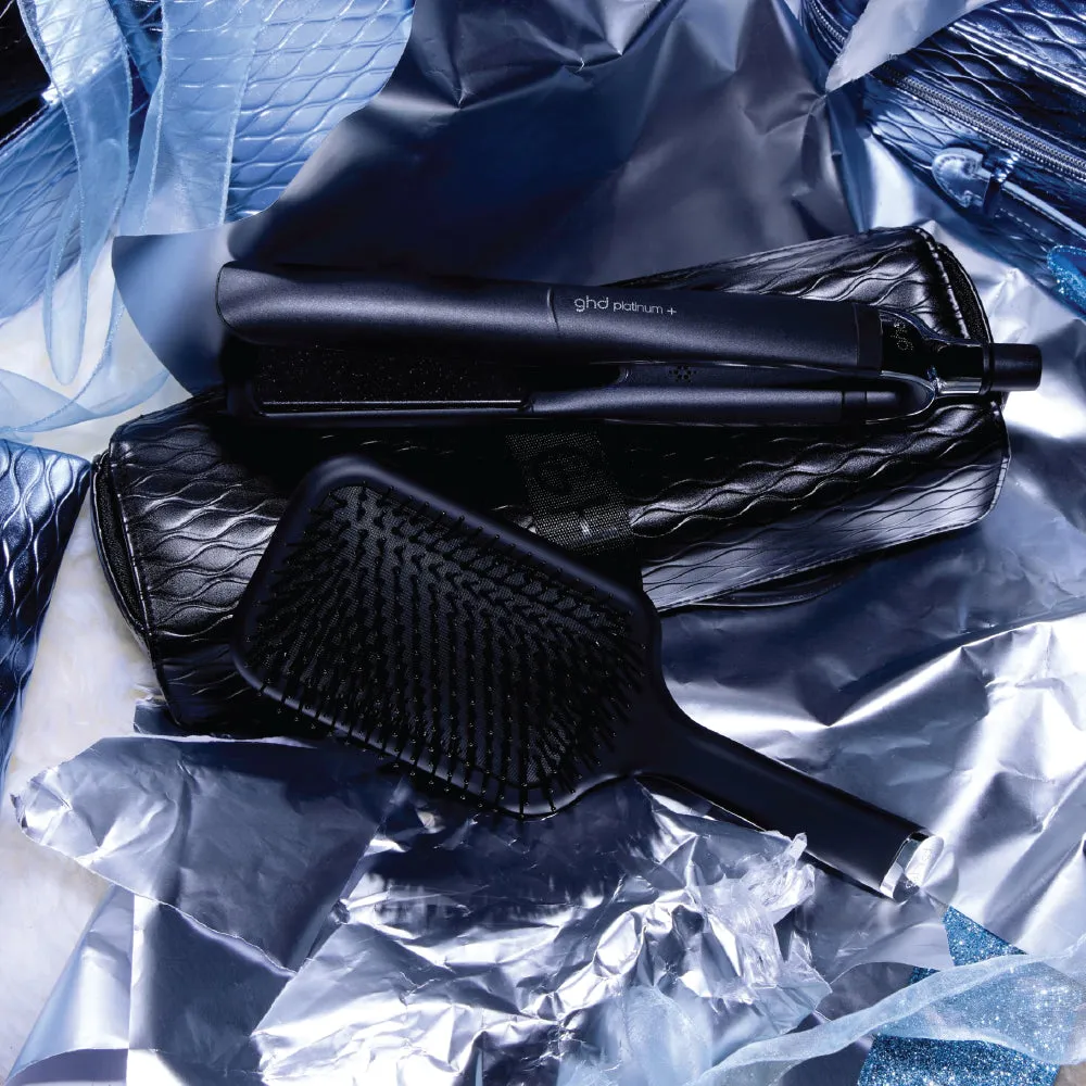 ghd PLATINUM  WITH PADDLE BRUSH & HEAT-RESISTANT BAG GIFT SET