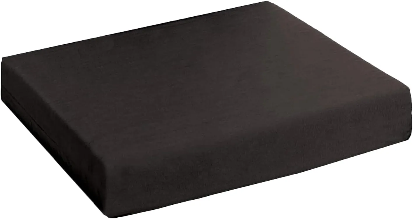 Gilbins Convoluted Egg Crate Foam Chair Cushion, Seat Cushion, Car Seat Cushion, Office Chair Cushion or Wheelchair Cushion to Relieve Back Pain Wheelchair and Recliner Chair Pads (with Cover)
