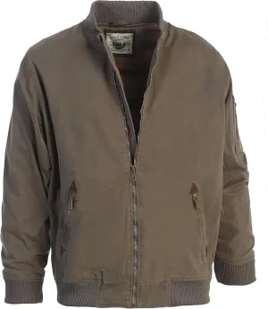 Gioberti Men's 100% Cotton Sportwear Full Zipper Twill Bomber Jacket