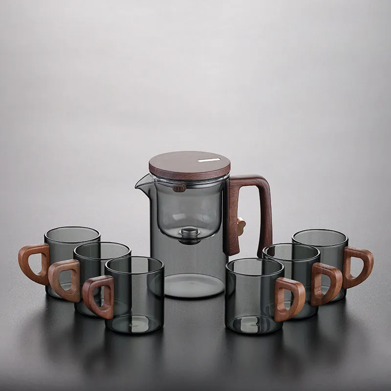 Glass Filter Tea Set Heat-resistant