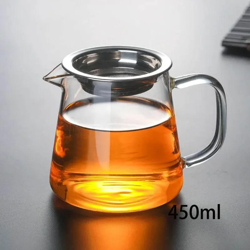Glass Tea Pot Set - Heat-Resistant Puer Infuser