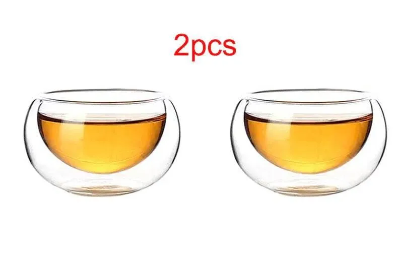 Glass Tea Pot Set - Heat-Resistant Puer Infuser