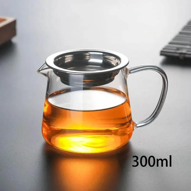 Glass Tea Pot Set - Heat-Resistant Puer Infuser