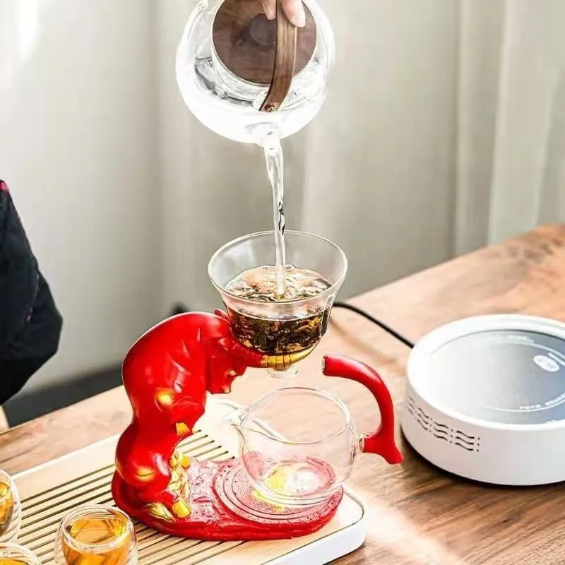 Glass Tea Set Heat-Resistant A Bullish
