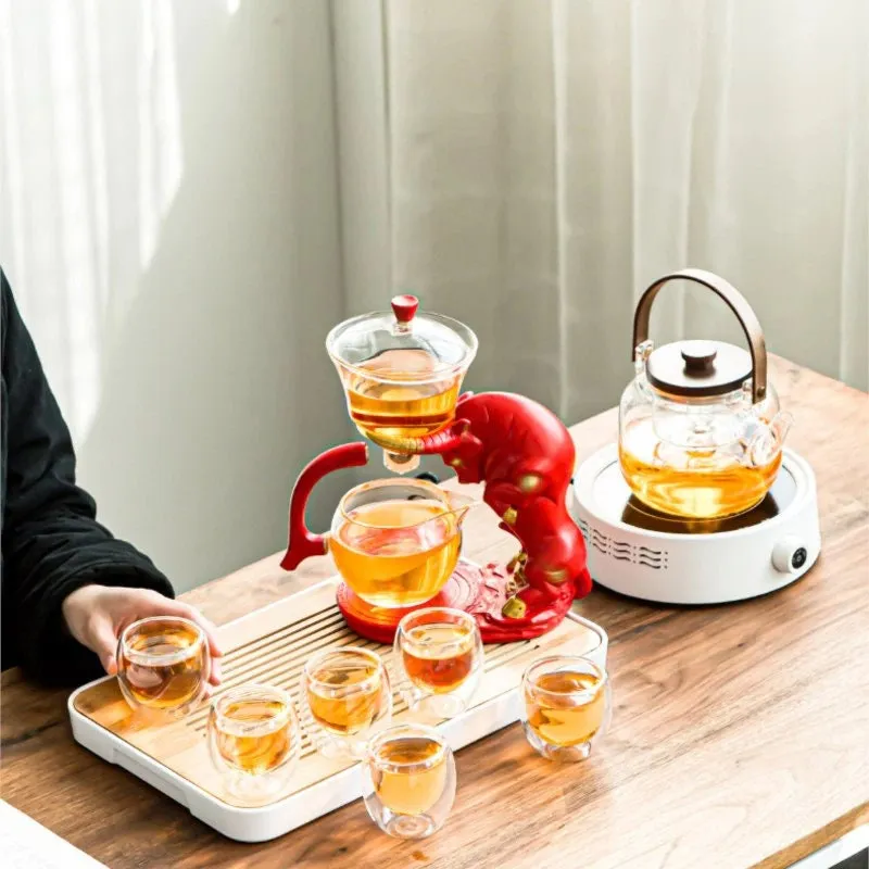Glass Tea Set Heat-Resistant A Bullish