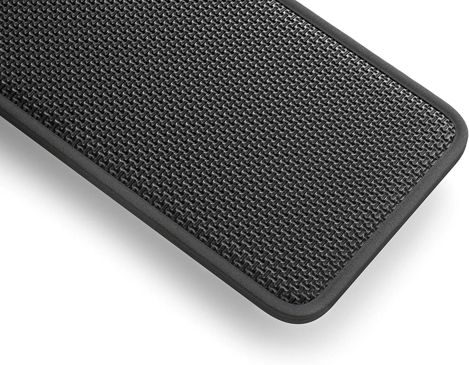 Glorious Wrist Pad/Rest - Compact - Black - Mechanical Keyboards, Stitched Edges, Ergonomic | 12x4 inches | 25mm/1in Thick (GWR-75) Compact (Black)