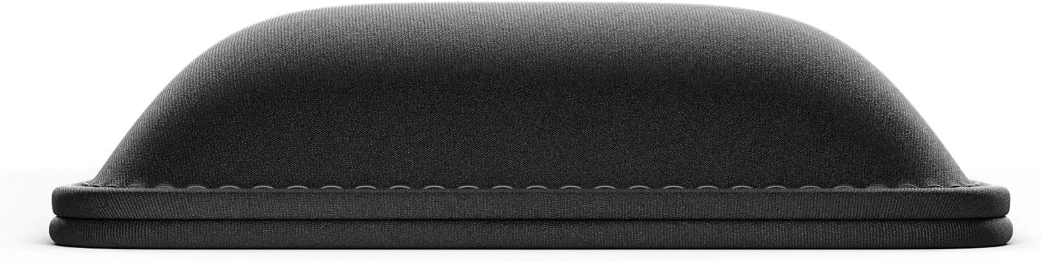Glorious Wrist Pad/Rest - Compact - Black - Mechanical Keyboards, Stitched Edges, Ergonomic | 12x4 inches | 25mm/1in Thick (GWR-75) Compact (Black)