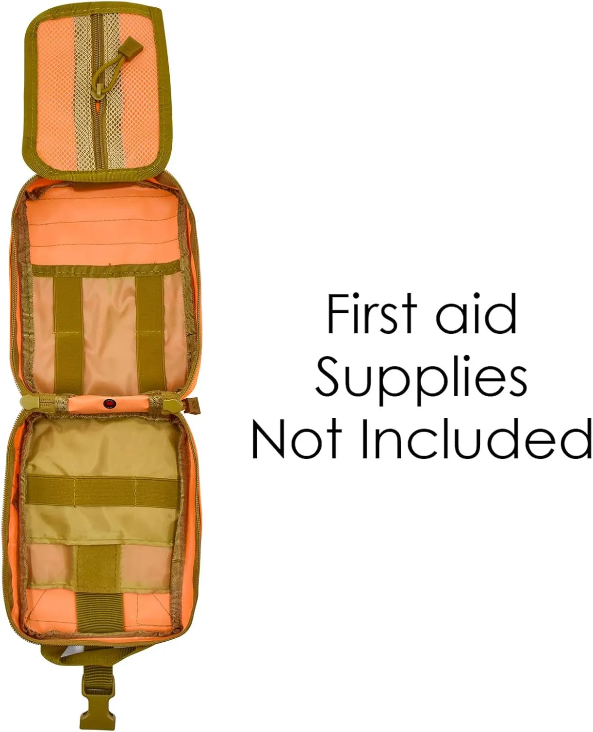 Gogoku 2-Pack First Aid Pouch 1000D Nylon Tactical Molle Medical Pouch Utility Pouch for Outdoor Activities Medical Supplies Bag Only