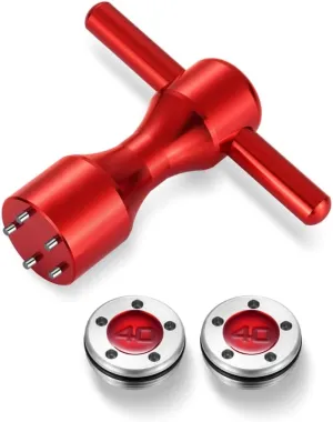 Golf Putter Weights 2pcs 5g/10g/15g/20g/25g/30g/35g/40g/45g with Red Wrench Kit Replace for Scotty Cameron Putters